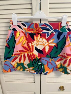 Bailey 44 Sport Floral Print Skort - Red, Blue, Orange